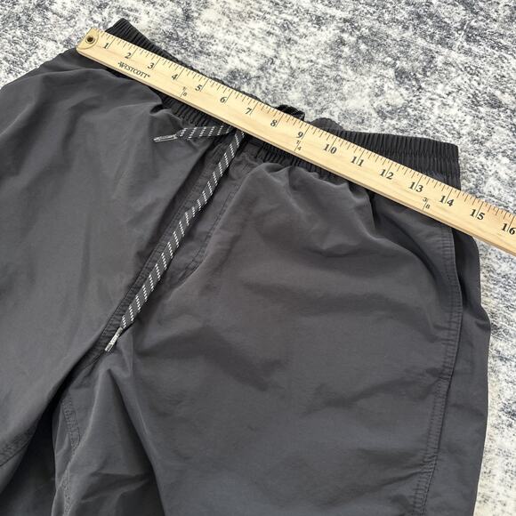 Medium Vans Relaxed Fit Drawstring Swim Trunks Boardshorts Mens Size Solid Black - Picture 5 of 10